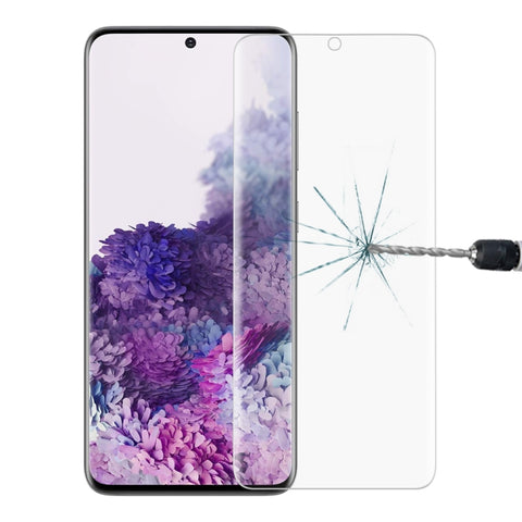 Per Galaxy S20 9H Pellicola in vetro temperato con bordo curvo HD 3D (trasparente), For Galaxy S20(1 PC)
