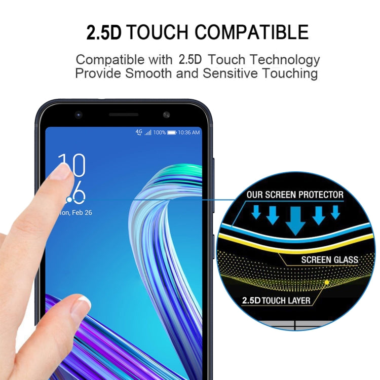 25 PCS Full Glue Tempered Glass for Asus Zenfone Max (M1)