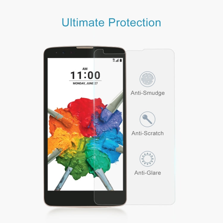 Pellicola in vetro temperato 0,26mm 9H 2.5D per LG Stylo 2 Plus / K550, For LG Stylo 2 Plus / K550 (1 PC)