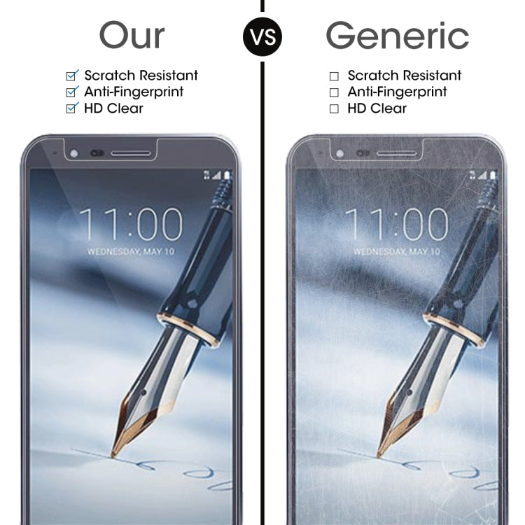 Tempered Glass Screen Protector for LG Stylo 3 Plus 9H