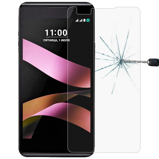 Pellicola in vetro temperato 9H 2.5D da 0,26 mm per LG X Style, For LG X Style (1 PC)