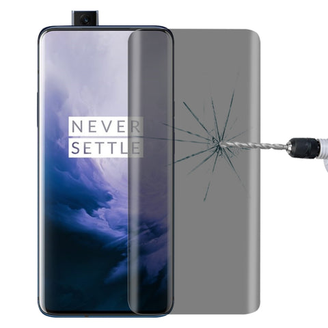 Pellicola in vetro temperato a schermo intero curvo 3D antiriflesso per OnePlus 7 Pro, For OnePlus 7 Pro