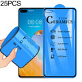 25 PCS For Huawei P40 2.5D Full Glue Full Cover Ceramics Film, For Huawei P40 (25 PCS)