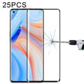 For OPPO Reno4 Pro 25 PCS 3D Curved Edge Full Screen Tempered Glass Film, For OPPO Reno4 Pro