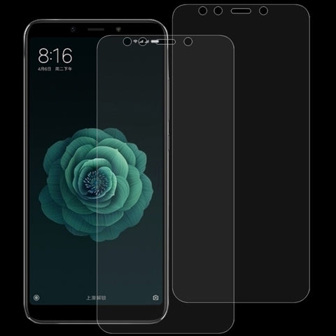 2 pellicole in vetro temperato 0,26 mm 9H 2,5D per Xiaomi Mi 6X e A2, For Mi 6X (2 PCS)
