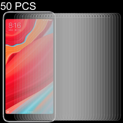 50 pellicole in vetro temperato 0,26mm 9H 2.5D per Xiaomi Mi 6X e A2, For Mi 6X (50 PCS)