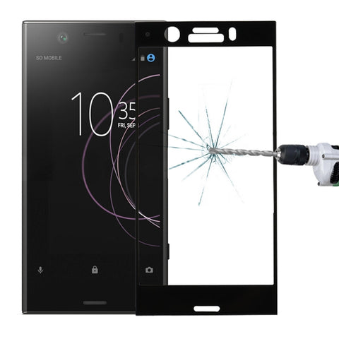 Pour Sony Xperia XZ1 Compact 0,26 mm 9H Durezza superficielle 3D Écran de protection en verre trempé à l'intérieur, Sony Xperia XZ1 Compact, Pour Xperia XZ1 Compact