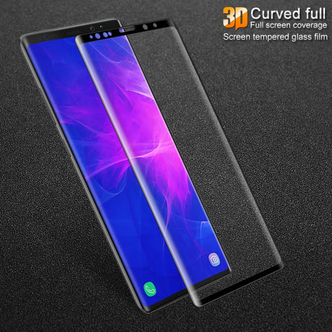 Pellicola in vetro temperato a schermo intero con superficie curva 3D IMAK 9H per Galaxy Note9, Galaxy Note9
