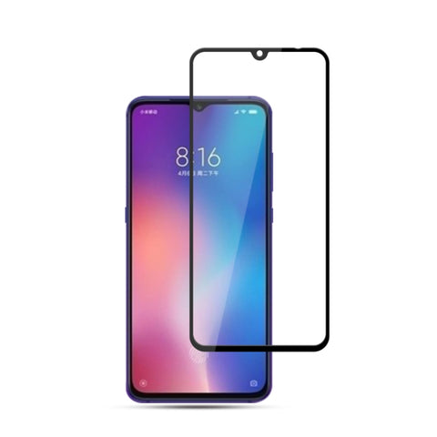 Film 0,33mm 9H 2.5D Pellicola en verre trempé avec estampe serigrafica pour Xiaomi Mi 9, Xiaomi Mi 9