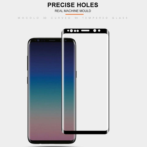 mocolo Full Glue 0,33 mm 9H Pellicola in vetro temperato con bordo arrotondato 3D per Galaxy S9+, For Samsung Galaxy S9+