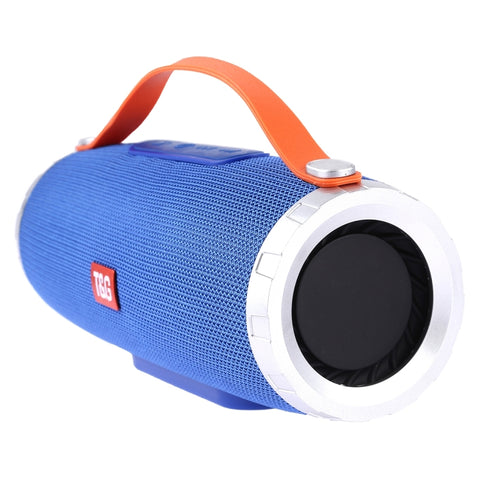 T&G TG109 Altoparlante stereo portatile wireless Bluetooth V4.2 con maniglia, microfono incorporato, supporto chiamate in vivavoce e scheda TF, ingresso AUX e FM, TG109
