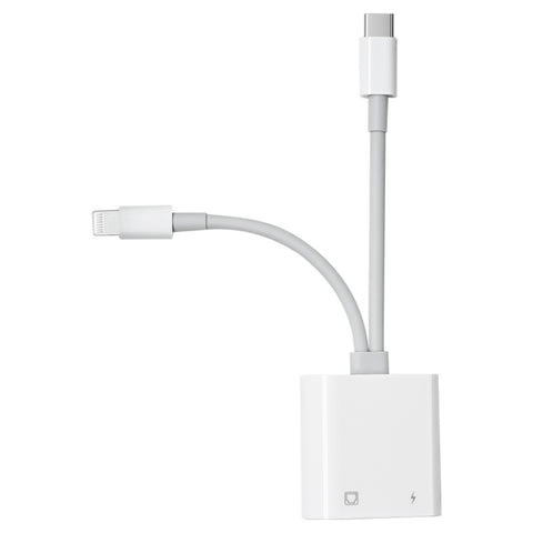NK-1035 Pro 2 in 1 USB-C/Tipo-C + 8 pin maschio a RJ45 + adattatore di interfaccia femmina di ricarica a 8 pin, NK-1035 Pro