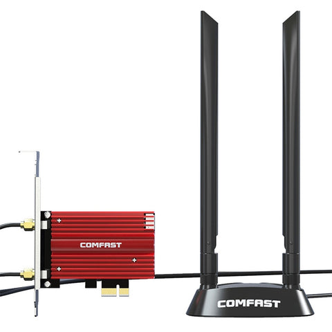 Scheda di Rete Wireless WiFi 6E Tri-band COMFAST CF-AX210 PLUS con