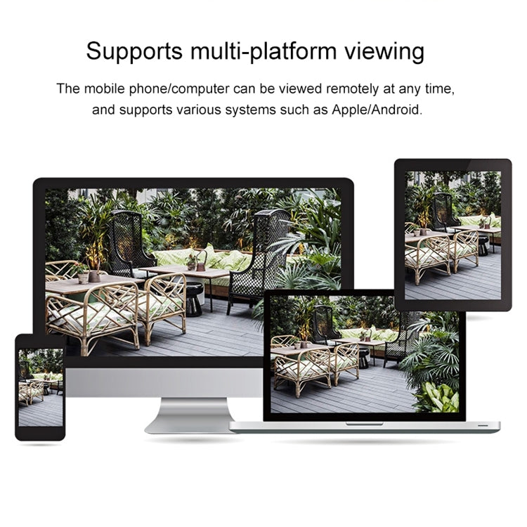 VESAFE VS-Y3 Telecamera IP di sicurezza ad energia solare HD 1080P per esterni, supporto rilevamento movimento e sveglia PIR, impermeabile IP66, VS-Y3