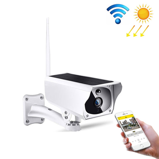 YS-Y4 Telecamera a batteria solare WiFi HD 1080P, supporta rilevamento del movimento, visione notturna a infrarossi e scheda SD (massimo 32 GB), YS-Y4
