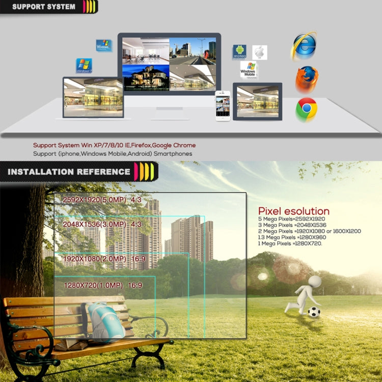 Telecamera IP POE TV-637H2/IP H.264++ 2MP(1080P)POE Telecamere di videosorveglianza, TV-637H2/IP