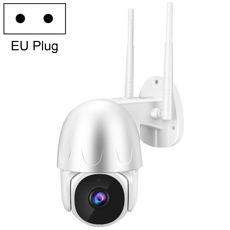 Telecamera IP wireless Tuya QX45 1080P Full HD IP65 impermeabile 2.4G, supporto rilevamento movimento, audio bidirezionale, visione notturna e scheda TF, presa AU, Support Motion Detection
