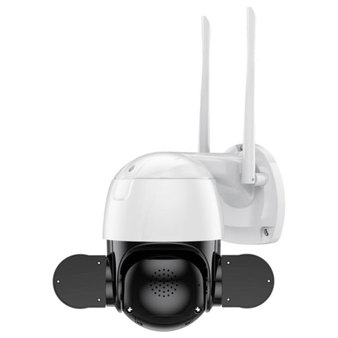 QX55 Telecamera IP wireless 2.4G impermeabile IP65 da 3,0 milioni di pixel, supporto rilevamento movimento, audio bidirezionale, visione notturna e scheda TF, presa EU, QX55