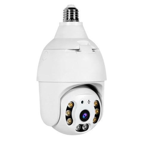Telecamera WiFi 3.0MP 1080P HD per lampadina, visione notturna e