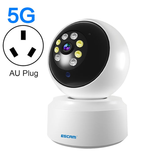 Telecamera IP WiFi dual-band ESCAM PT200 HD 1080P, supporto visione notturna/rilevamento movimento/tracciamento automatico/scheda TF/audio bidirezionale, presa americana, PT200