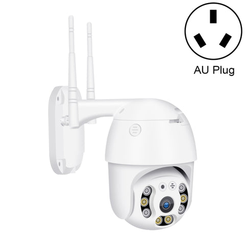 Télécaméra IP WiFi QX21 1080P HD, prise en charge de la vision nocturne et du mouvement, audio bidirectionnel et fiche TF, prise AU, QX21