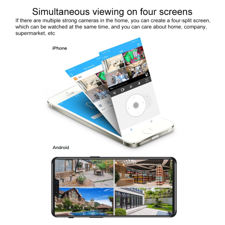 QX36 1080P 3.0MP 3.6mm Lens IP65 Waterproof PTZ 360 Degree Rotating WIFI Camera, Support Day and Night Full Color & Two-way Voice Intercom & Motion Huma...