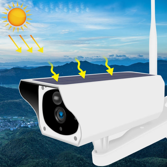 T1-2 2 Megapixel Versione WiFi IP67 Telecamera monitor solare HD impermeabile senza batteria e memoria, supporta visione notturna a infrarossi e rilevamento del movimento / Allarme e citofono vocale e sorveglianza mobile, WiFi Version