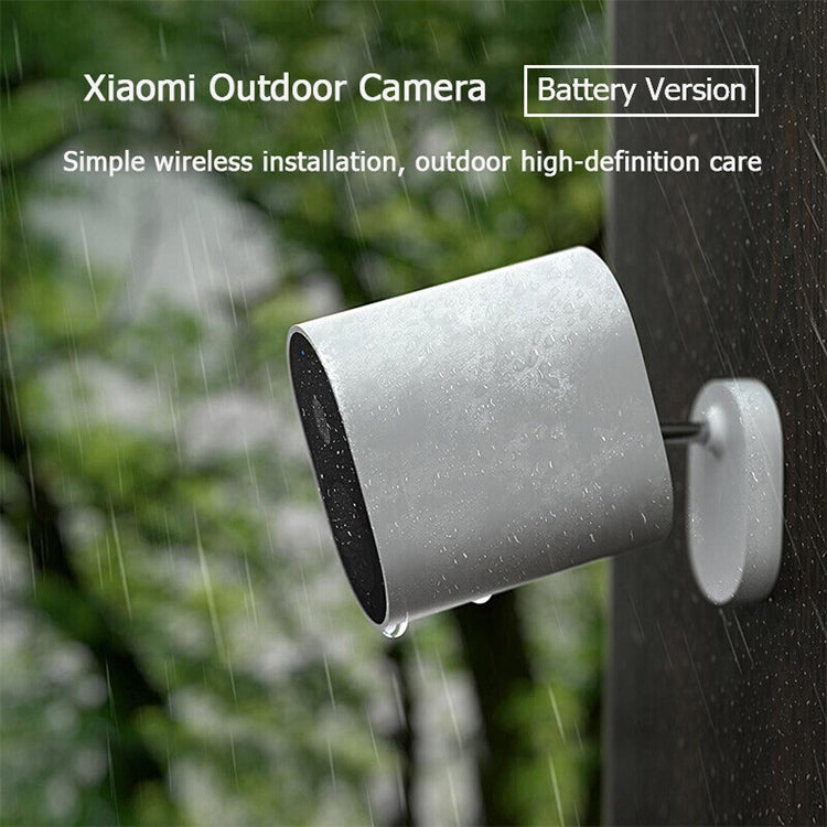 Telecamera IP Xiaomi Mijia Outdoor HD 1080P WDR Smart, versione a batteria, supporto per visione notturna e rilevamento umanoidi e voce interfono, presa americana, Battery Version