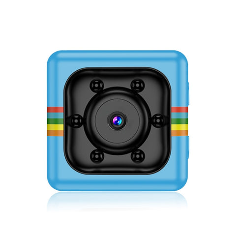 SQ11 Mini DV HD 1080P 6 LED Videocamera per registratore sportivo con supporto, supporto per rilevamento monitor, visione notturna IR e scheda TF, SQ11 1080P 6 LEDs Black, SQ11 1080P 6 LEDs Blue, SQ11 1080P 6 LEDs Red