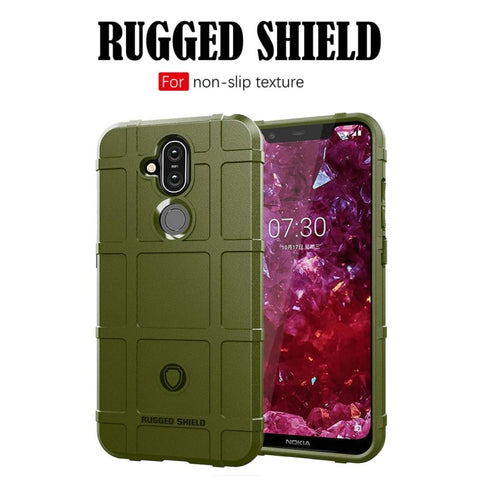 Custodia in silicone antiurto per Nokia 8.1 / X7 - Protezione totale