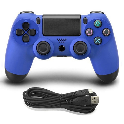 controller-di-gioco-cablato-per-sony-ps4-blue-red-white-silver-black-gold - immagine 1