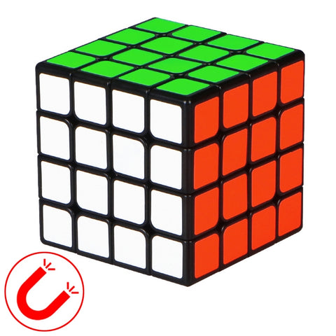 Moyu QIYI Serie M Cubo magico a velocità magnetica Giocattoli puzzle a cubo a quattro strati, Four Layers