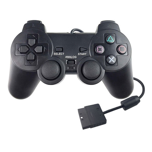 Joypad cablato con doppia vibrazione per PS2