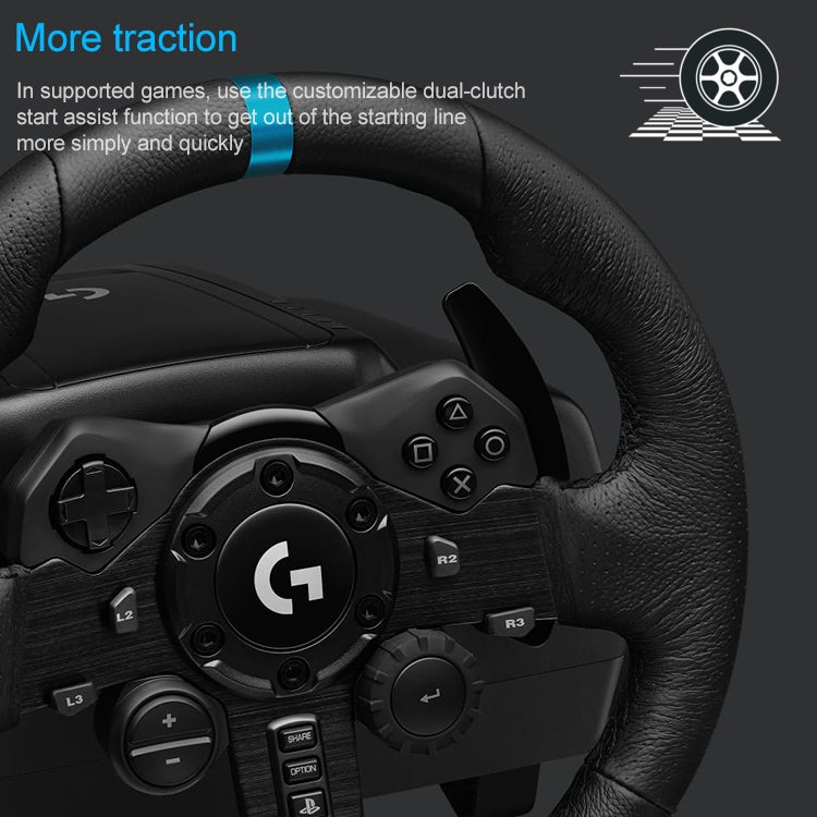 Logitech G923 Leva del Cambio per Volante da Gioco - Compatibile con