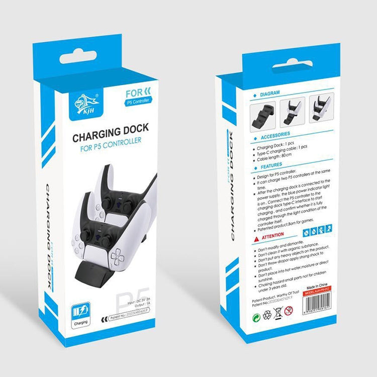 base-per-stazione-di-ricarica-per-doppio-controller-kjh-per-ps5-charging-station-cradle-for-ps5 - immagine 8