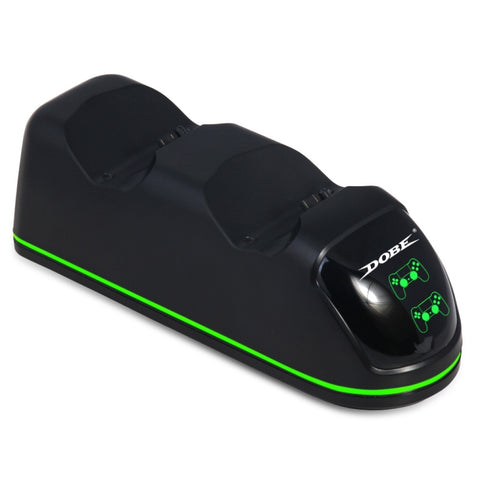Caricabatterie Dual Dock Wireless DOBE TP4-1781 con Maniglia per PS4,