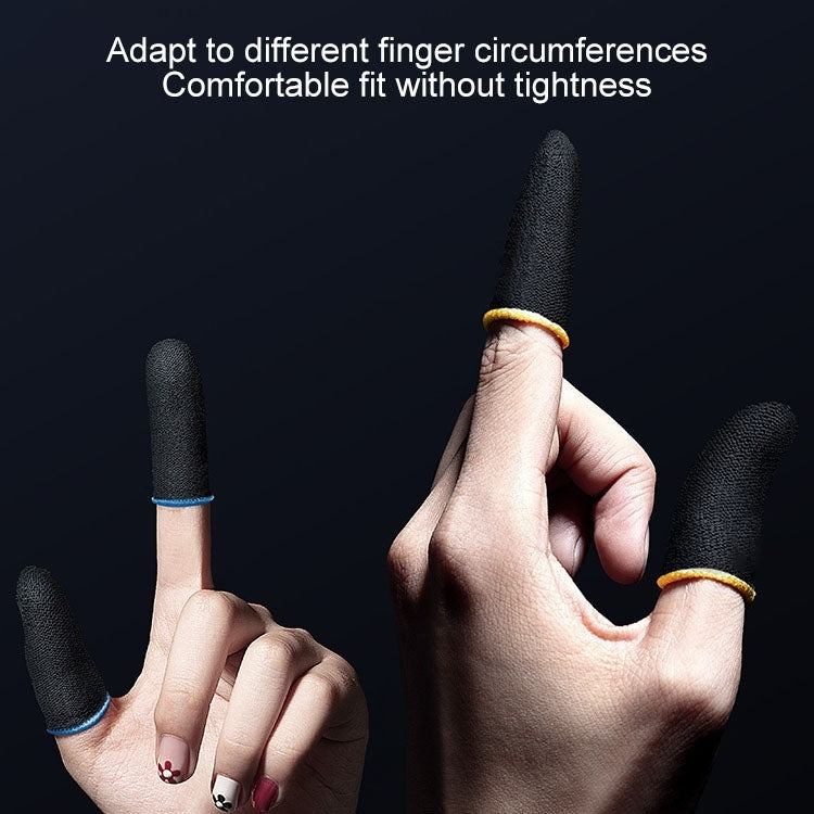 1-paio-di-coperture-per-dita-touch-screen-per-giochi-per-telefoni-cellulari-traspiranti-in-fibra-di-carbonio-per-pollice-indice - immagine 6