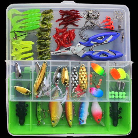 Kit di esche da pesca da 101 pezzi