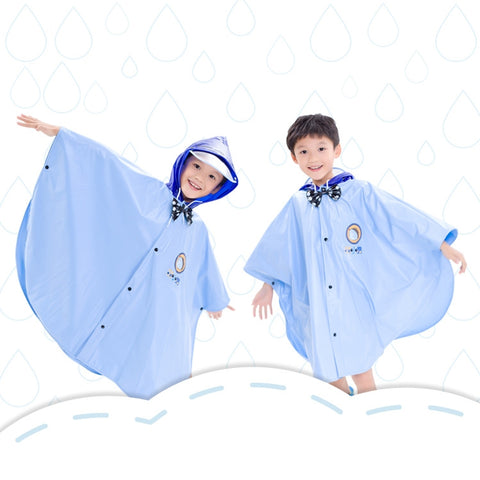 Età superiore a 3 bambini Felpe con cappuccio impermeabili riutilizzabili in stile cartone animato stile britannico, Size: XXL