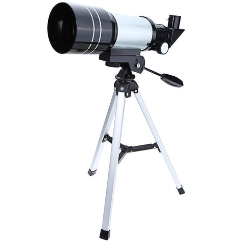 F30070M Canne télescopique astronomique portable professionnelle avec haute définition High Times Espace avec treppiede (Argent), F30070M