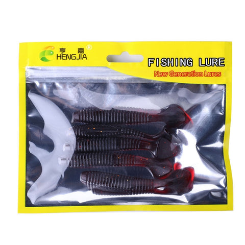 Esche Artificiali HENGJIA SO0215P 5 PZ Coda a Vite 7,5 cm 5,5 g per