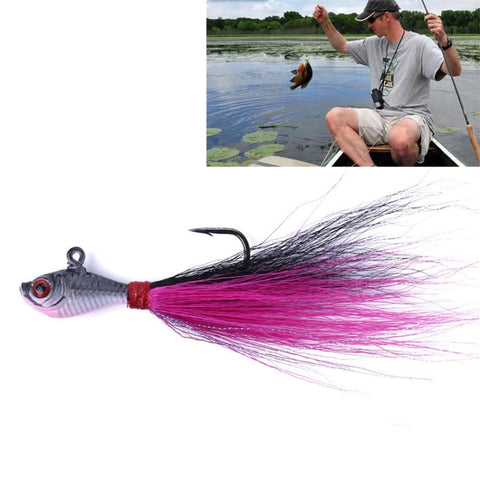 HENGJIA 7 cm/25 g esche artificiali da pesca con filo legato esche con ami tripli per pesci di piombo