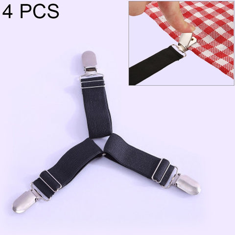 4 pezzi copriletto regolabile, tovaglia, tenda, copridivano, tenda, clip fisse in metallo
