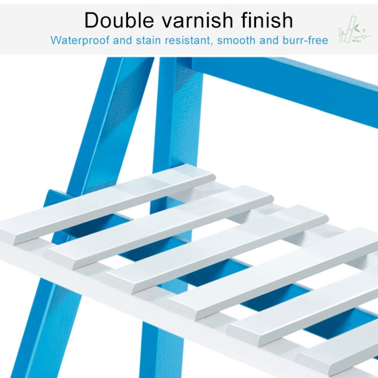 Scaffali per fioriere sospese a 3 livelli in bambù Scaffali per fioriere Scaffale per vasi da fiori Scaffale per esposizione pieghevole Scaffale per piante, Larghezza: 100 cm, 3-Tie Width: 100cm(White), 3-Tie Width: 100cm(Apricot)