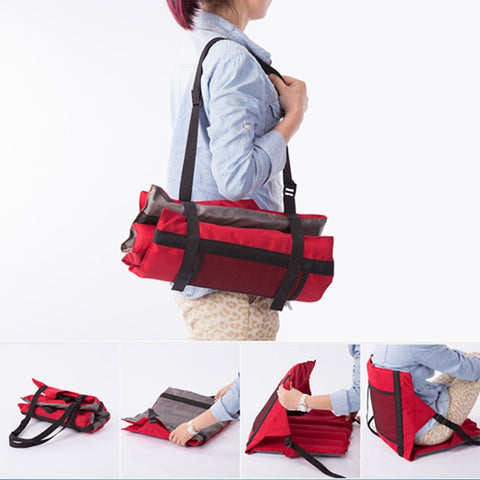 Cuscino Pieghevole da Esterno con Schienale - 78x40x2 cm, Disponibile