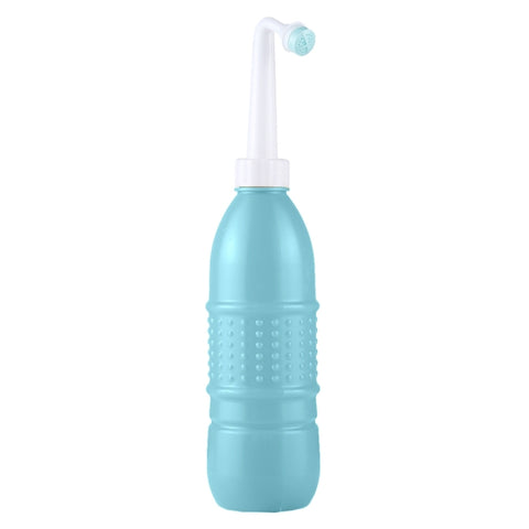 MDT-002 Spruzzatore per lavaggio vaginale da donna per bidet da viaggio portatile da 500 ml, (Orange), (Blue), (Dark Blue)