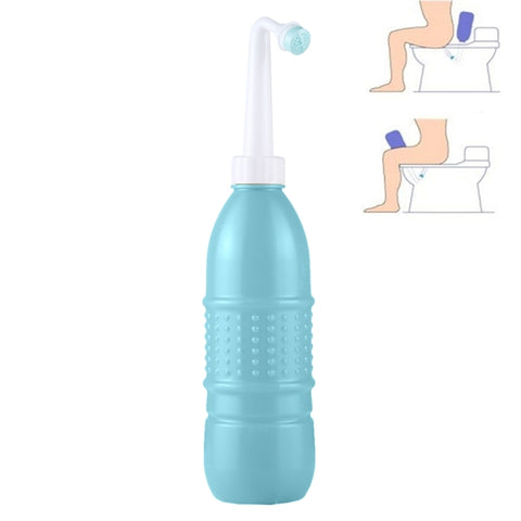 MDT-002 Spruzzatore per lavaggio vaginale da donna per bidet da viaggio portatile da 500 ml, (Orange), (Blue), (Dark Blue)