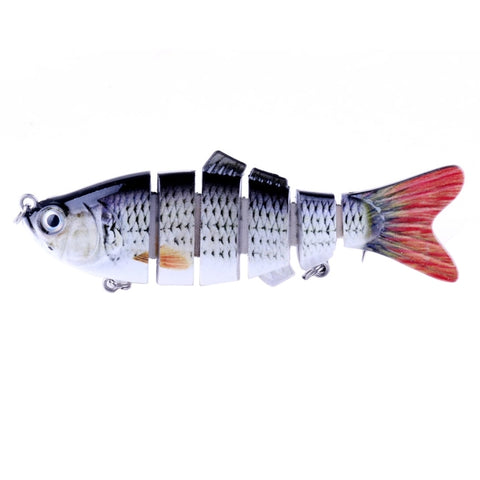 HENGJIA JM020 11cm 18g Esche rigide in plastica multi-sezione Esche da pesca Set Esche da pesca, 1#, 2#, 3#, 4#, 5#