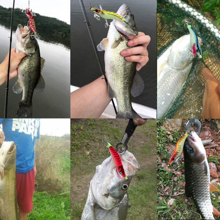 Esche rigide HENGJIA da 8 cm per pesca a calamari e gamberetti -