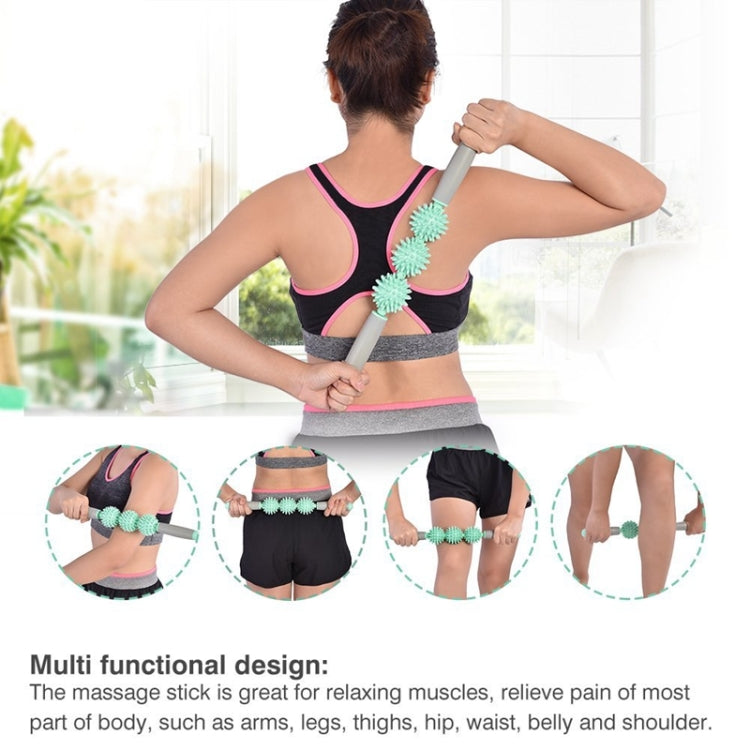Yoga Health Care Triple Hedgehog Balls Collo Gamba Mano Muscolo Bastone per massaggio